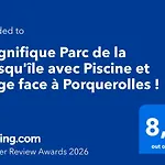 Hyeres, Magnifique Parc De La Presqu'ile Avec Piscine Et Face A Porquerolles ! 公寓 耶尔