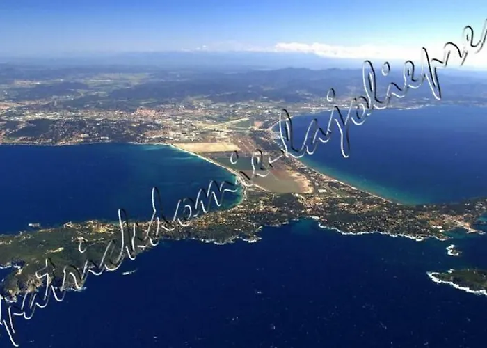 Hyeres, Magnifique Parc De La Presqu'ile Avec Piscine Et Face A Porquerolles ! Lejlighed *